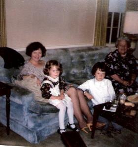 Christmas as a child. Can you see the spirit in my eyes? No? Either can I.