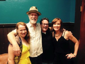 Familial love. How may redheads does it take to kidnap Loudon Wainwright III?